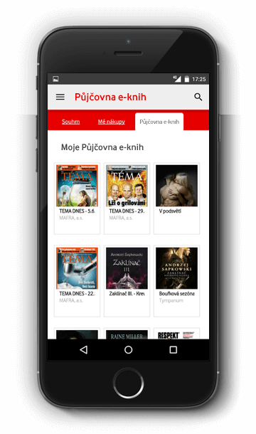 Vodafone galerie - půjčovna e-knih