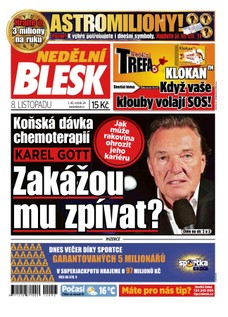Nedělní Blesk - 8.11.2015