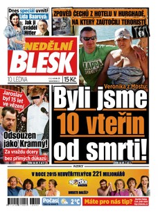 Nedělní Blesk - 10.1.2016