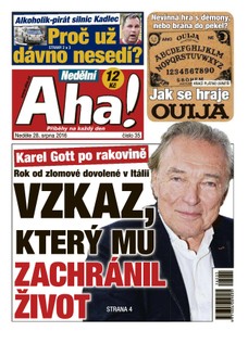 Nedělní AHA! - 28.8.2016