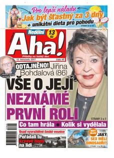 Nedělní AHA! - 12.11.2017