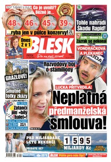 Blesk - 31.8.2018