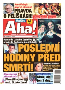 Nedělní AHA! - 30.12.2018