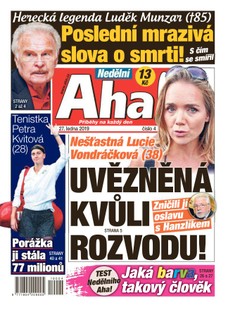 Nedělní AHA! - 27.1.2019
