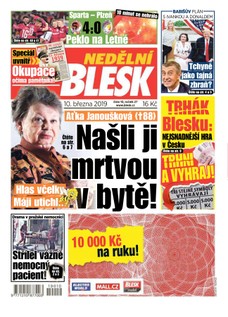 Nedělní Blesk - 10.3.2019