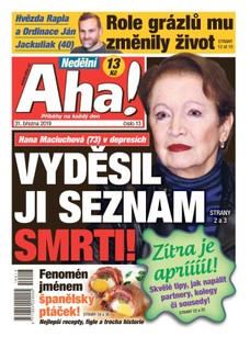 Nedělní AHA! - 31.3.2019