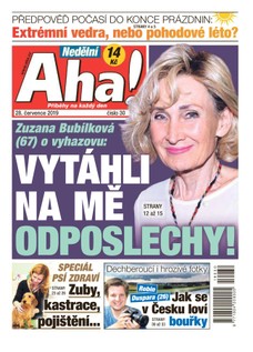 Nedělní AHA! - 28.7.2019