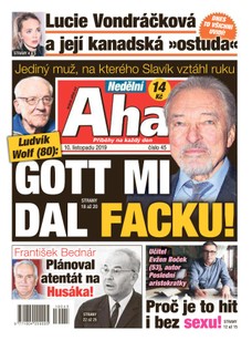 Nedělní AHA! - 10.11.2019