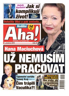 Nedělní AHA! - 1.12.2019