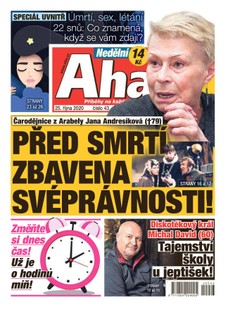 Nedělní AHA! - 25.10.2020