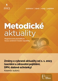 Metodické aktuality Svazu účetních č. 1/2023