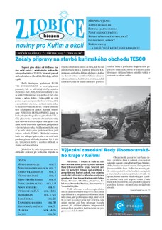 Zlobice – noviny pro Kuřim a okolí  Zlobice - noviny pro Kuřim a okolí 3/2013 