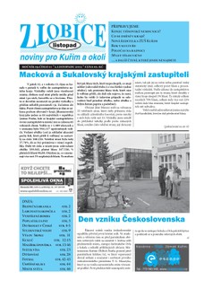 Zlobice – noviny pro Kuřim a okolí  11/2012