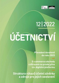 Účetnictví 12/2022