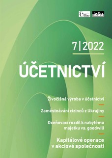 Účetnictví 7/2022