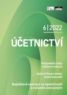 Účetnictví 6/2022