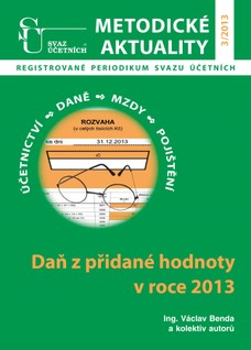 Metodické aktuality Svazu účetních 3/2013