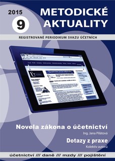 Metodické aktuality Svazu účetních 9/2015