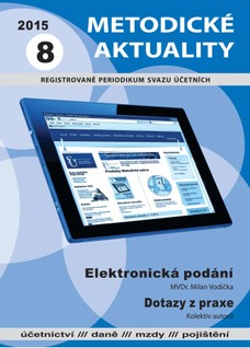 Metodické aktuality Svazu účetních 8/2015