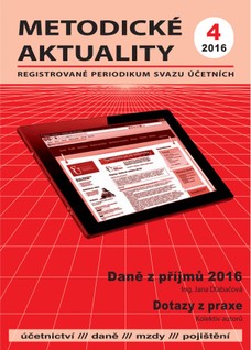 Metodické aktuality Svazu účetních 4/2016