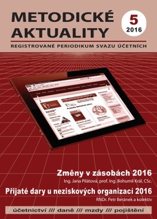 Metodické aktuality Svazu účetních 5/2016