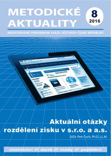 Metodické aktuality Svazu účetních 8/2016
