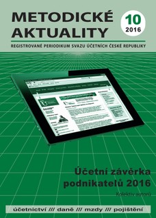 Metodické aktuality Svazu účetních 10/2016