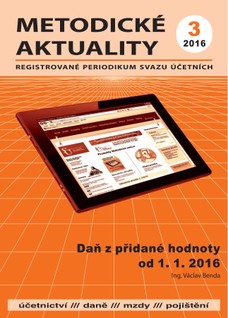 Metodické aktuality Svazu účetních 3/2016
