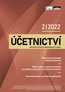 Účetnictví nevýdělečných organizací a obcí 2/2022