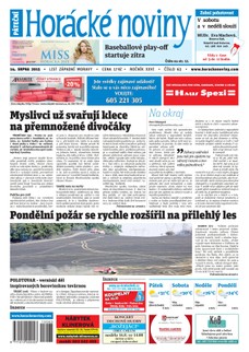 Horácké Noviny Pátek 14.8.2015 č.63 