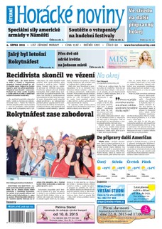 Horácké Noviny Úterý 4.8.2015 č. 60