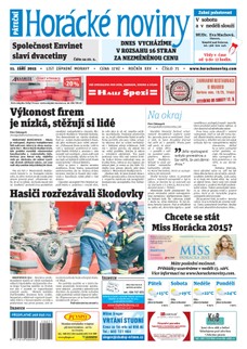 Horácké Noviny Pátek 11.9.2015 č. 71