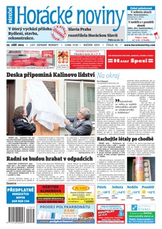 Horácké Noviny Pátek 25.9.2015 č. 75