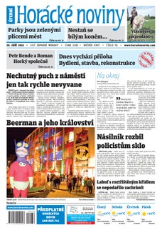 Horácké Noviny Úterý 29.9.2015 č. 76