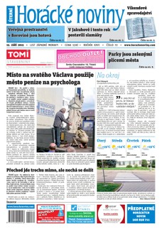 Horácké Noviny Úterý 15.9.2015 č. 72