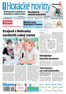 Horácké Noviny Úterý 21.7.2015 č. 56