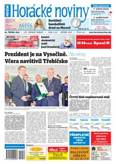 Horácké Noviny Pátek 26.6.2015 č. 49