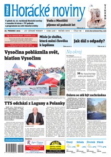 Horácké Noviny Úterý 20.12.2016 č.098