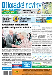 Horácké Noviny Úterý 31.5.2016 č. 042