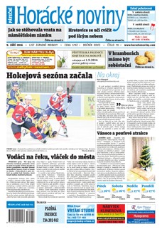 Horácké Noviny Pátek 9.9.2016 č. 070