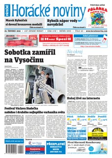 Horácké Noviny Pátek 29.7.2016 č.58
