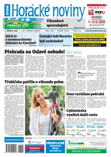 Horácké Noviny Úterý 7.6.2016 č. 044