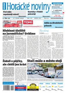 Horácké Noviny Pátek 21.10.2016 č. 082