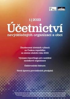 Účetnictví nevýdělečných organizací a obcí č. 1/2023