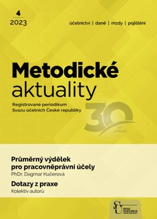 Metodické aktuality Svazu účetních č. 4/2023