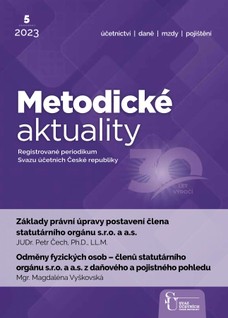 Metodické aktuality Svazu účetních č. 5/2023