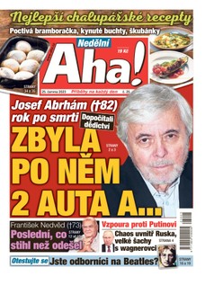 Nedělní AHA! - 25.6.2023