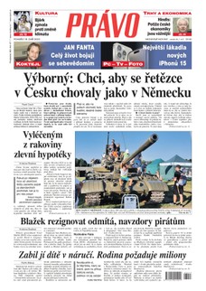 Deník Právo - 18.9.2023