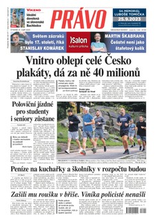 Deník Právo - 21.9.2023