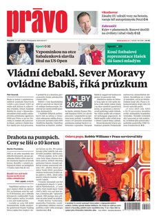 Deník Právo - 8.9.2025